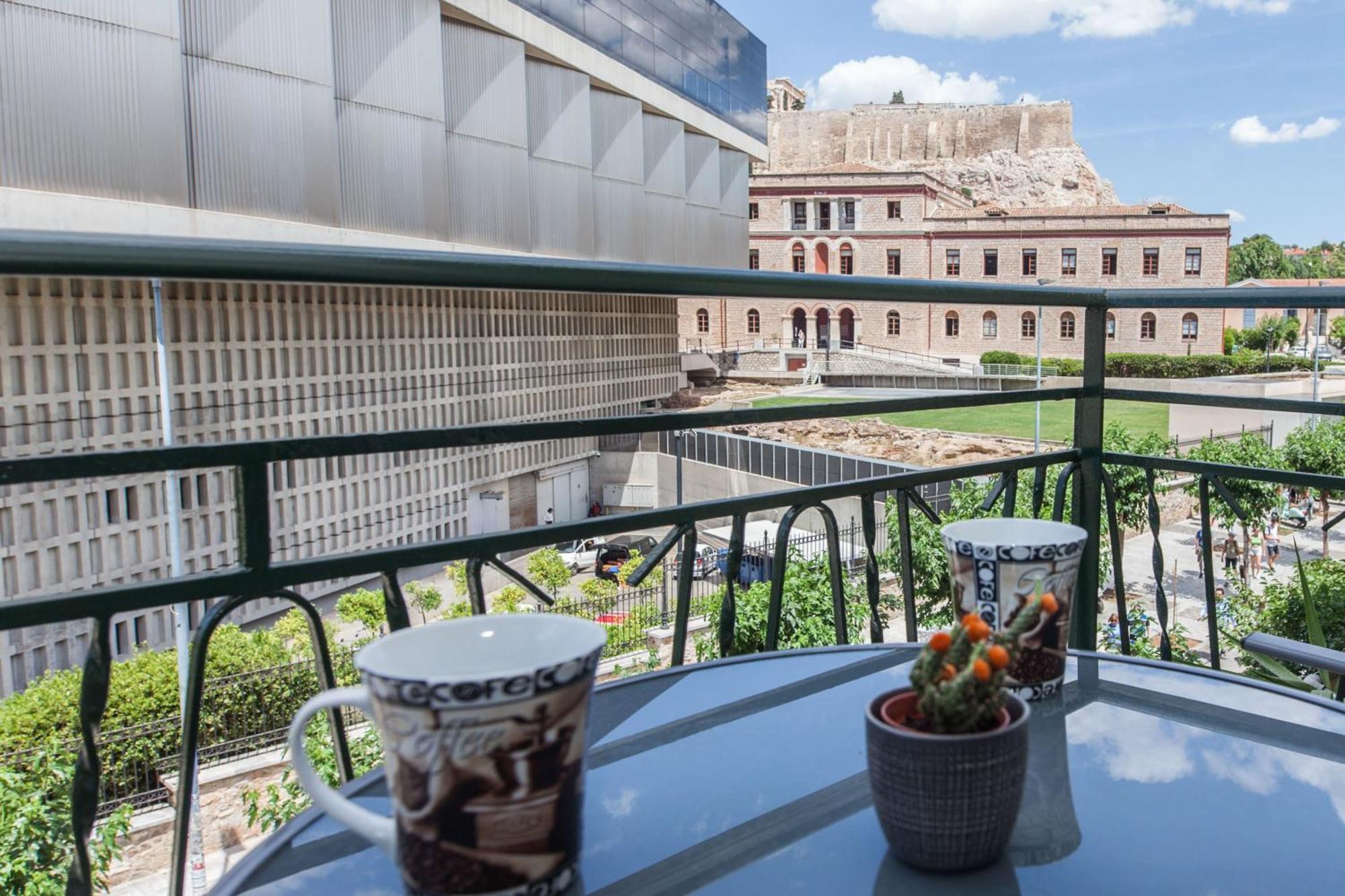 Acropolis View Modern Deluxe Suite With Balcony Athene Buitenkant foto